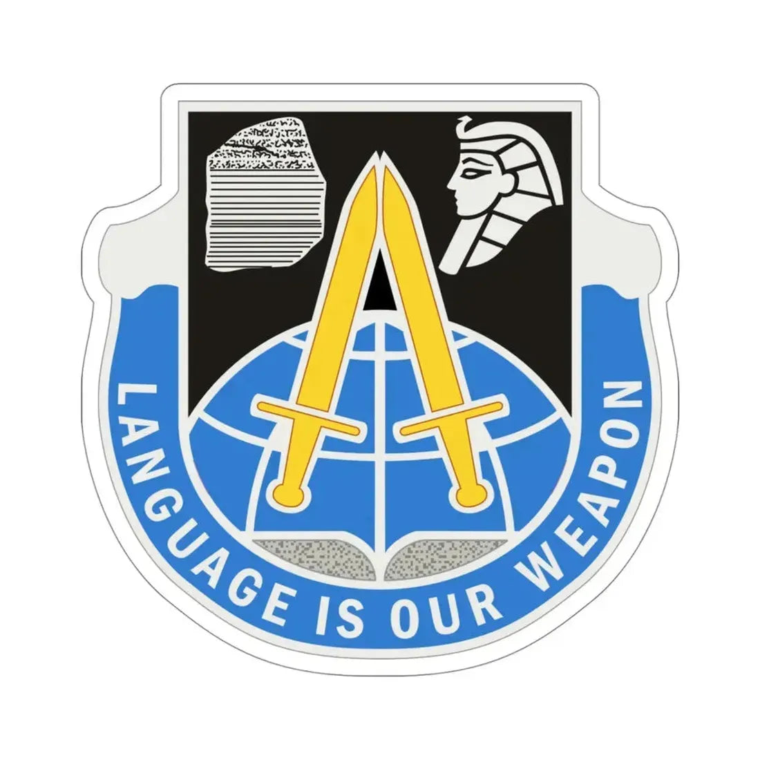 376 Military Intelligence Battalion (U.S. Army) STICKER Vinyl Die-Cut Decal 4 Inch - The Sticker Space