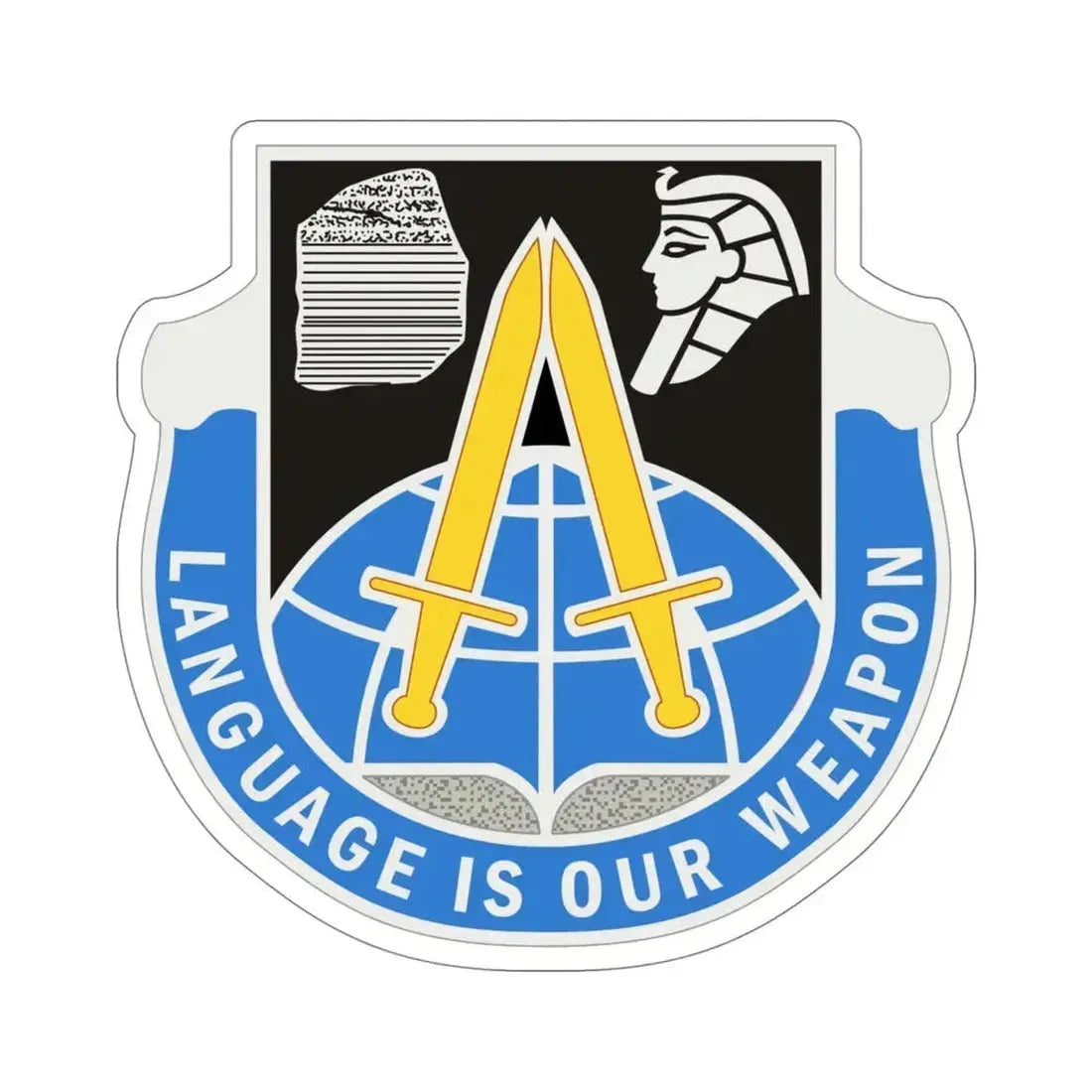 376 Military Intelligence Battalion (U.S. Army) STICKER Vinyl Die-Cut Decal 5 Inch - The Sticker Space