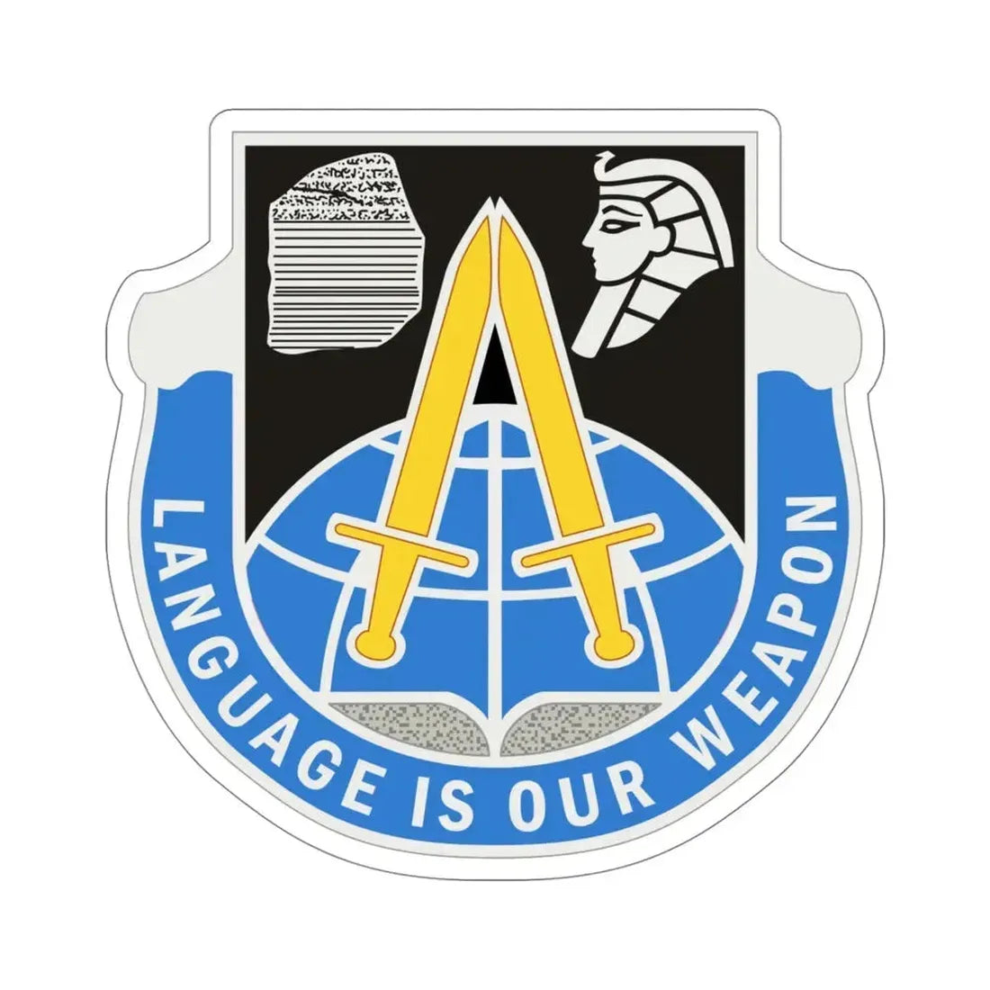 376 Military Intelligence Battalion (U.S. Army) STICKER Vinyl Die-Cut Decal 5 Inch - The Sticker Space