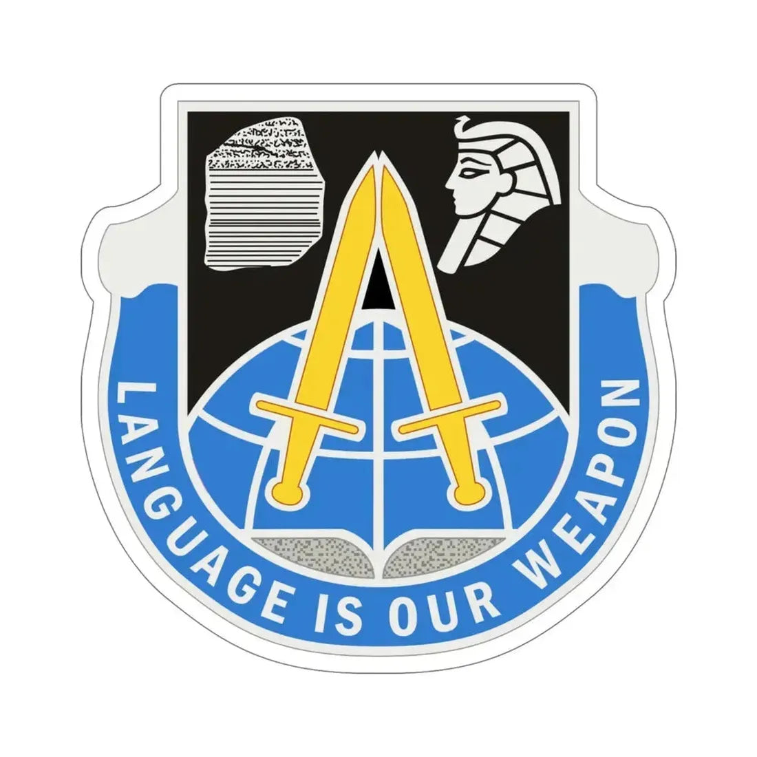376 Military Intelligence Battalion (U.S. Army) STICKER Vinyl Die-Cut Decal 6 Inch - The Sticker Space