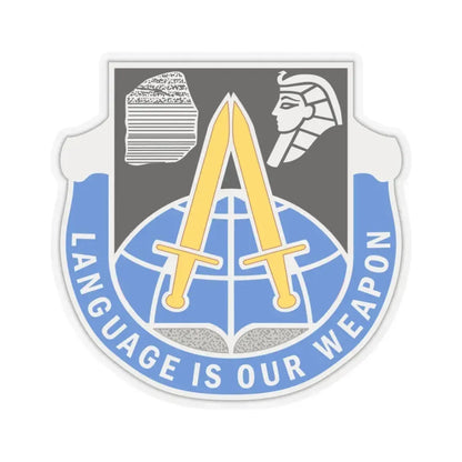 376 Military Intelligence Battalion (U.S. Army) STICKER Vinyl Kiss-Cut Decal 3 Inch Transparent - The Sticker Space