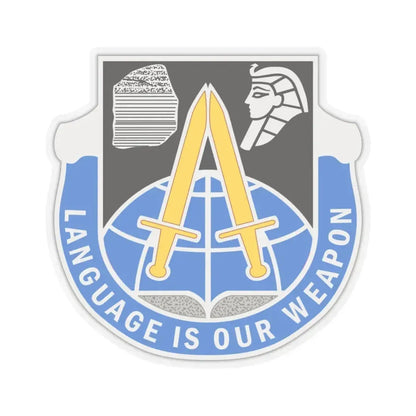 376 Military Intelligence Battalion (U.S. Army) STICKER Vinyl Kiss-Cut Decal 4 Inch Transparent - The Sticker Space