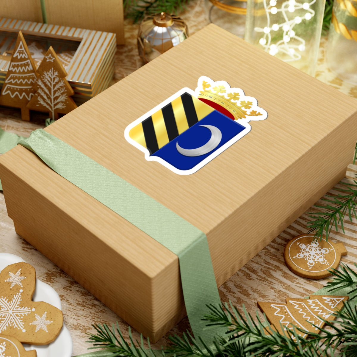 Ameland wapen (Netherlands) (Coat of Arms) STICKER Vinyl Kiss-Cut Decal