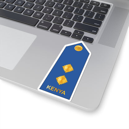 08. Kenyan Air Force LT (Kenya) (Military Rank) STICKER Vinyl Kiss-Cut Decal