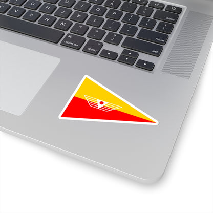Flag of Japan Air Transport (Japan) STICKER Vinyl Kiss-Cut Decal