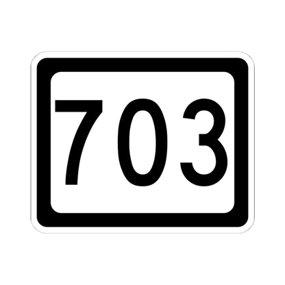 WV-703 (Virginia) (Road Sign) STICKER Vinyl Kiss-Cut Decal
