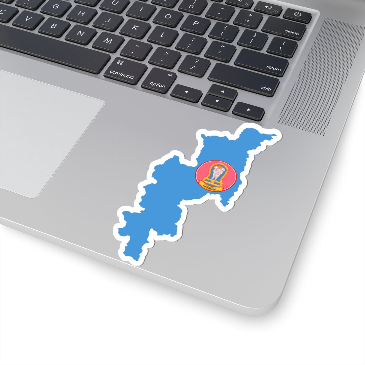 Flag map of Chiang Mai (Thailand) STICKER Vinyl Kiss-Cut Decal