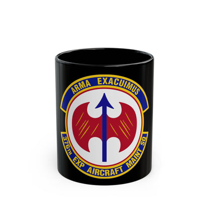 376th Expeditionary Aircraft Maintenance Squadron (U.S. Air Force) Black Coffee Mug-11oz-The Sticker Space