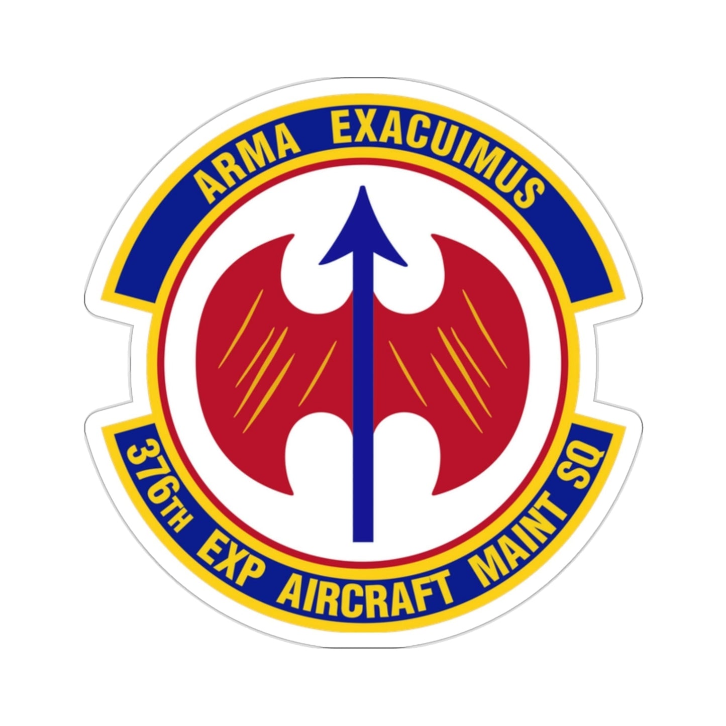 376th Expeditionary Aircraft Maintenance Squadron (U.S. Air Force) STICKER Vinyl Die-Cut Decal-2 Inch-The Sticker Space