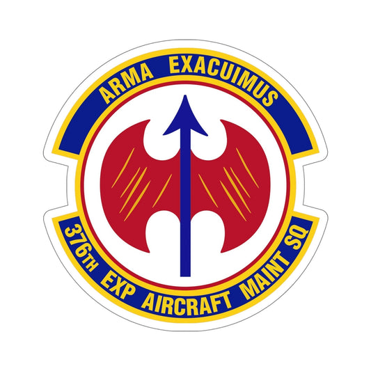 376th Expeditionary Aircraft Maintenance Squadron (U.S. Air Force) STICKER Vinyl Die-Cut Decal-6 Inch-The Sticker Space