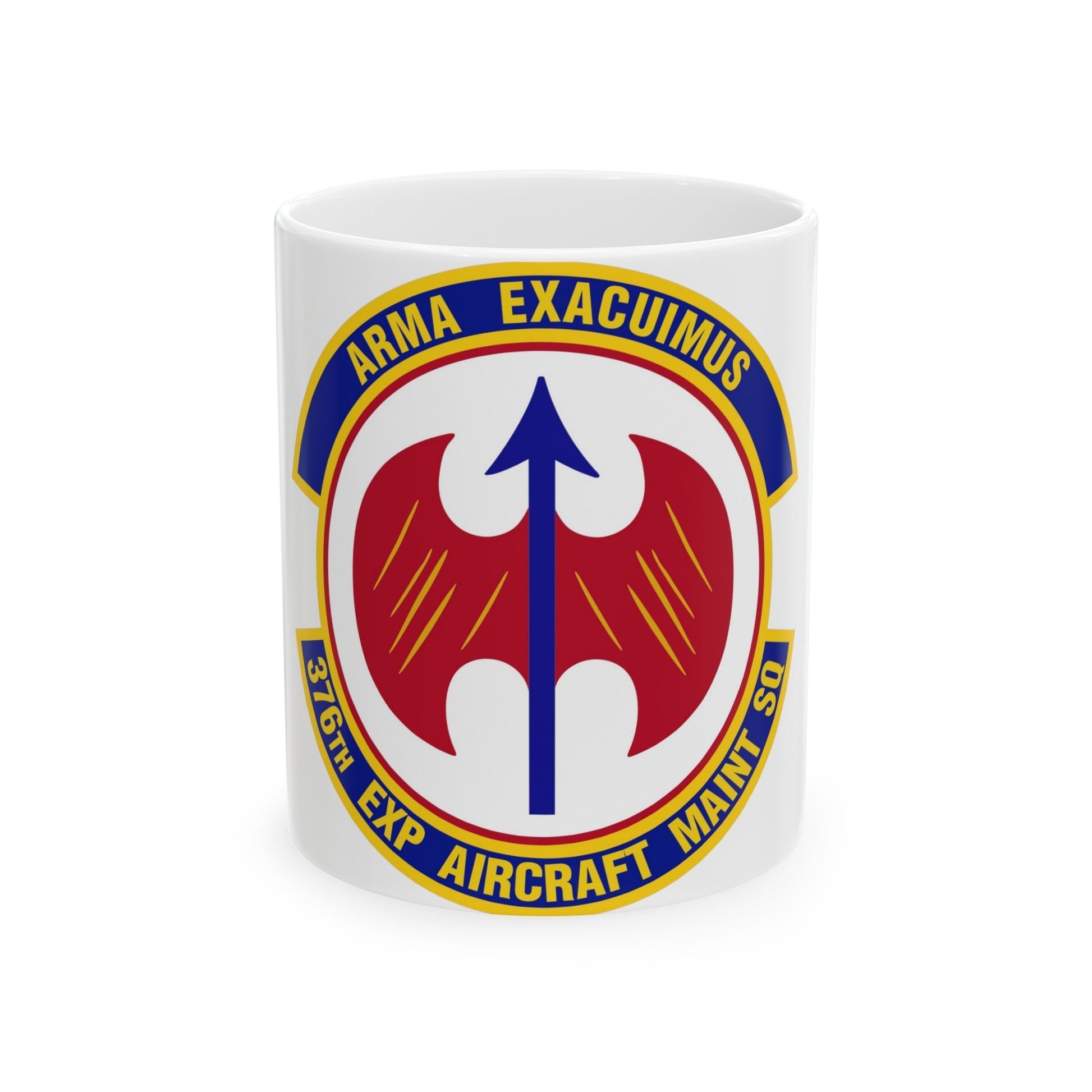 376th Expeditionary Aircraft Maintenance Squadron (U.S. Air Force) White Coffee Mug-11oz-The Sticker Space