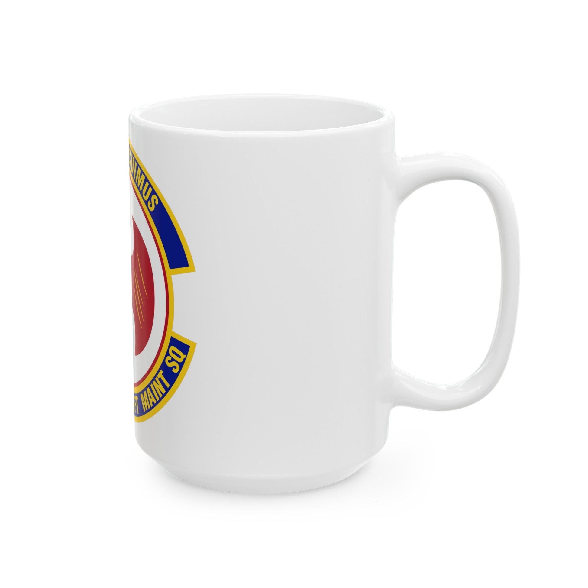 376th Expeditionary Aircraft Maintenance Squadron (U.S. Air Force) White Coffee Mug-The Sticker Space