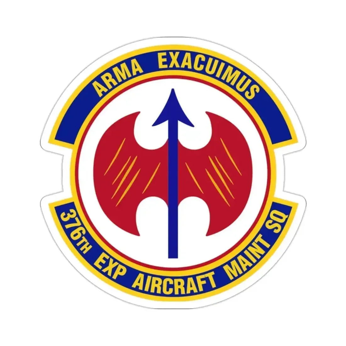 376th Expeditionary Aircraft Maintenance Squadron (U.S. Air Force) STICKER Vinyl Die-Cut Decal 2 Inch - The Sticker Space