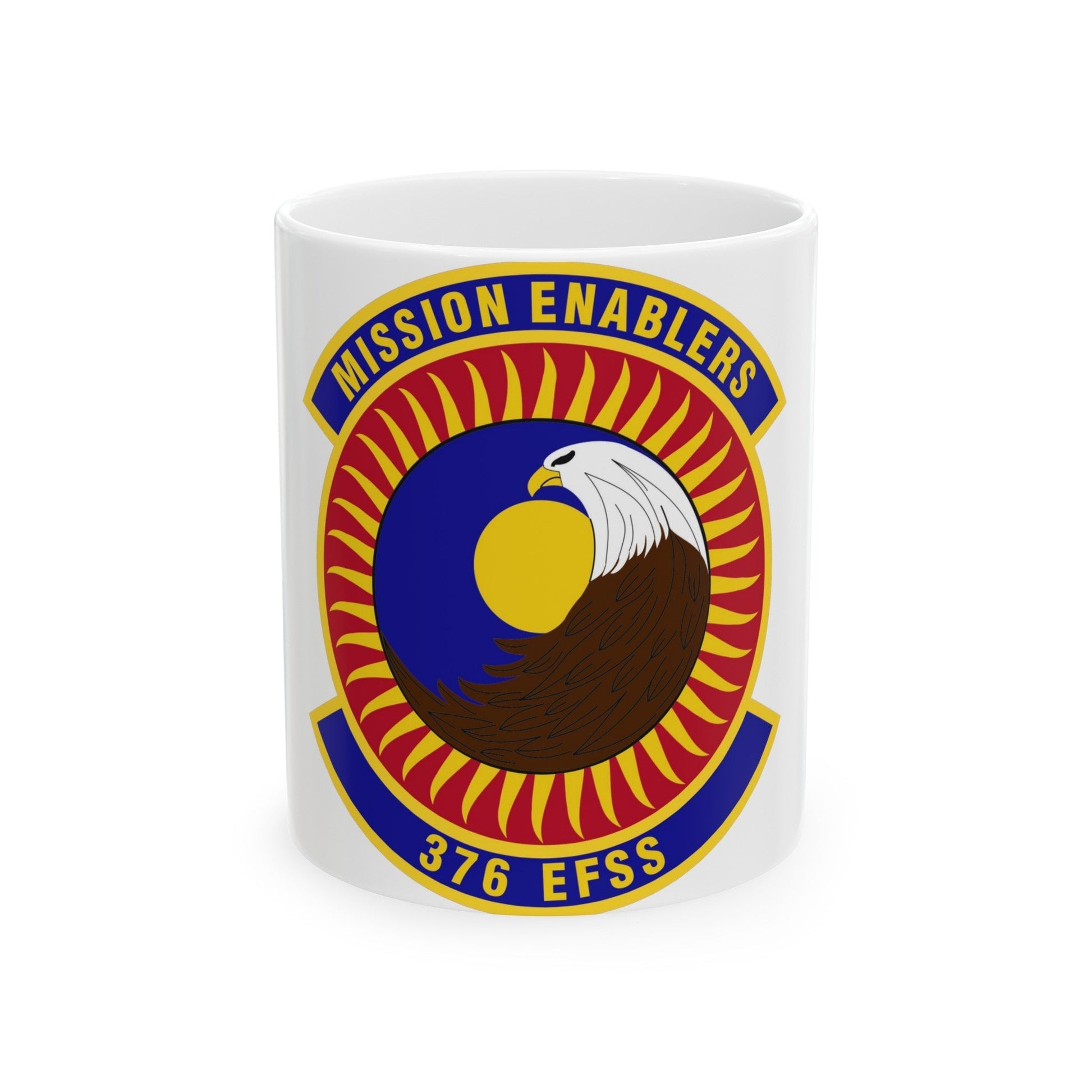 376th Expeditionary Force Support Squadron (U.S. Air Force) White Coffee Mug-11oz-The Sticker Space