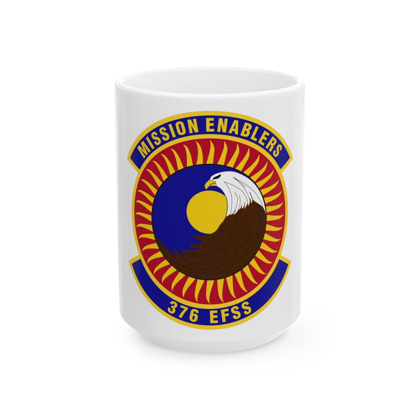 376th Expeditionary Force Support Squadron (U.S. Air Force) White Coffee Mug-15oz-The Sticker Space