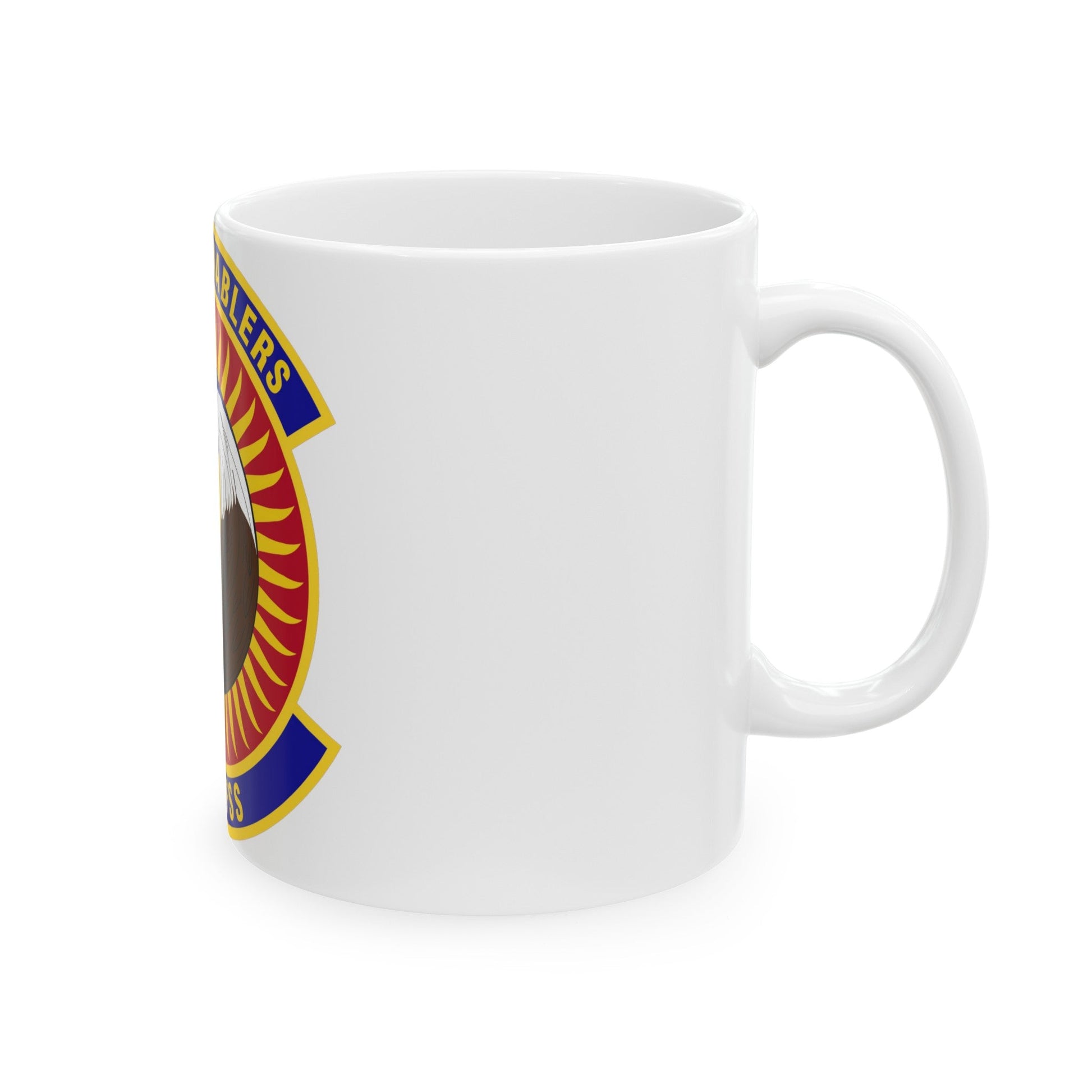 376th Expeditionary Force Support Squadron (U.S. Air Force) White Coffee Mug-The Sticker Space