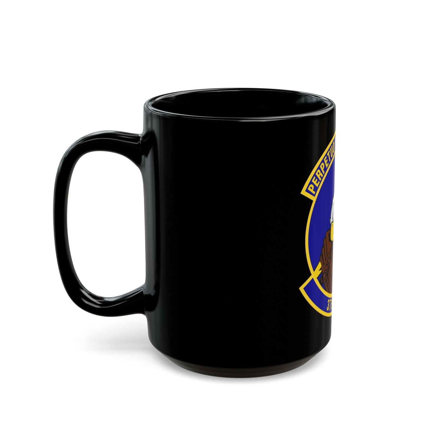 376th Expeditionary Logistics Readiness Squadron (U.S. Air Force) Black Coffee Mug-The Sticker Space