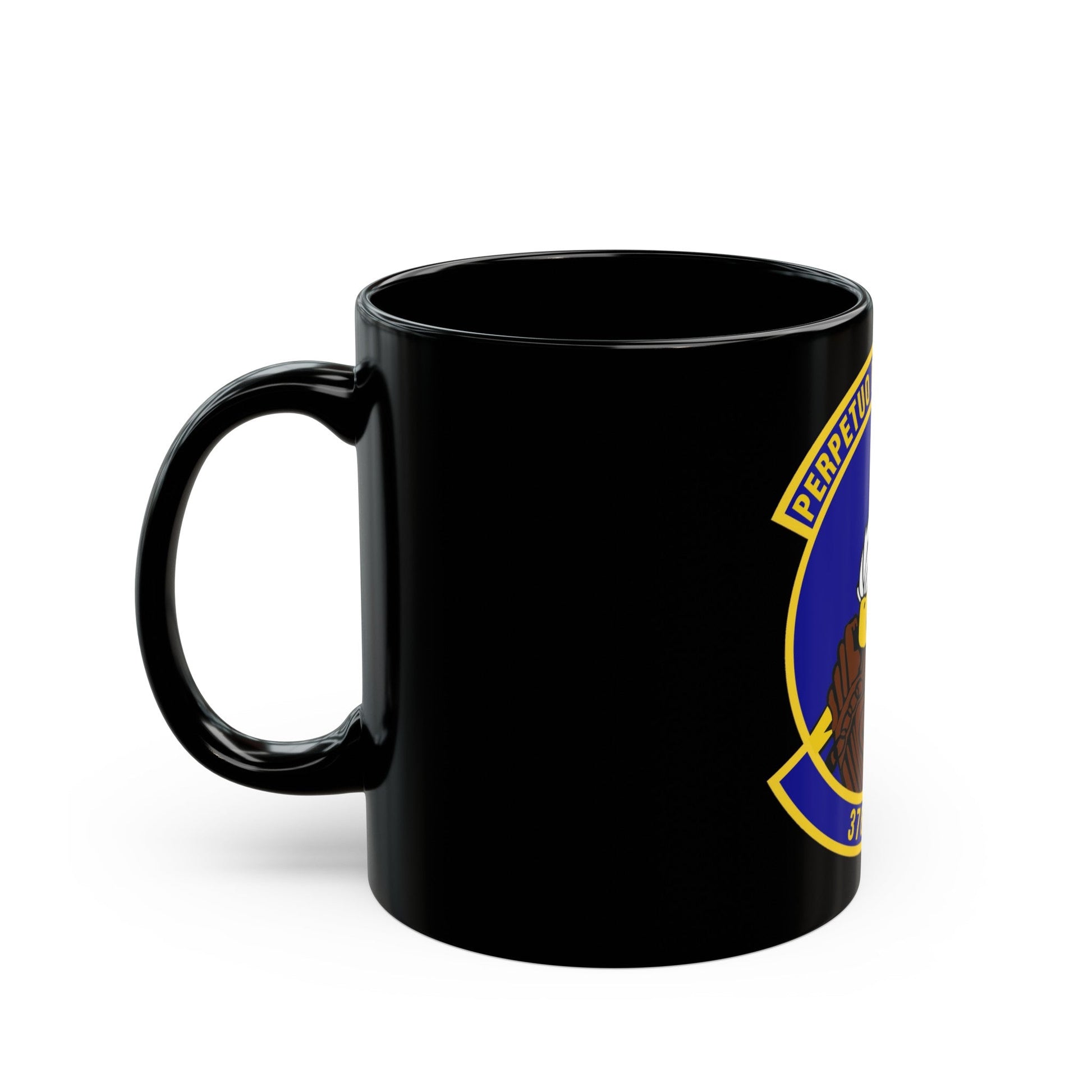 376th Expeditionary Logistics Readiness Squadron (U.S. Air Force) Black Coffee Mug-The Sticker Space