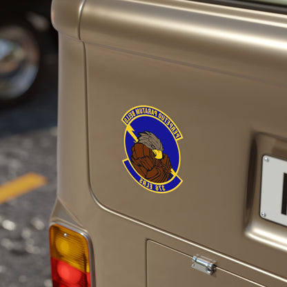 376th Expeditionary Logistics Readiness Squadron (U.S. Air Force) REVERSE PRINT Transparent STICKER-The Sticker Space