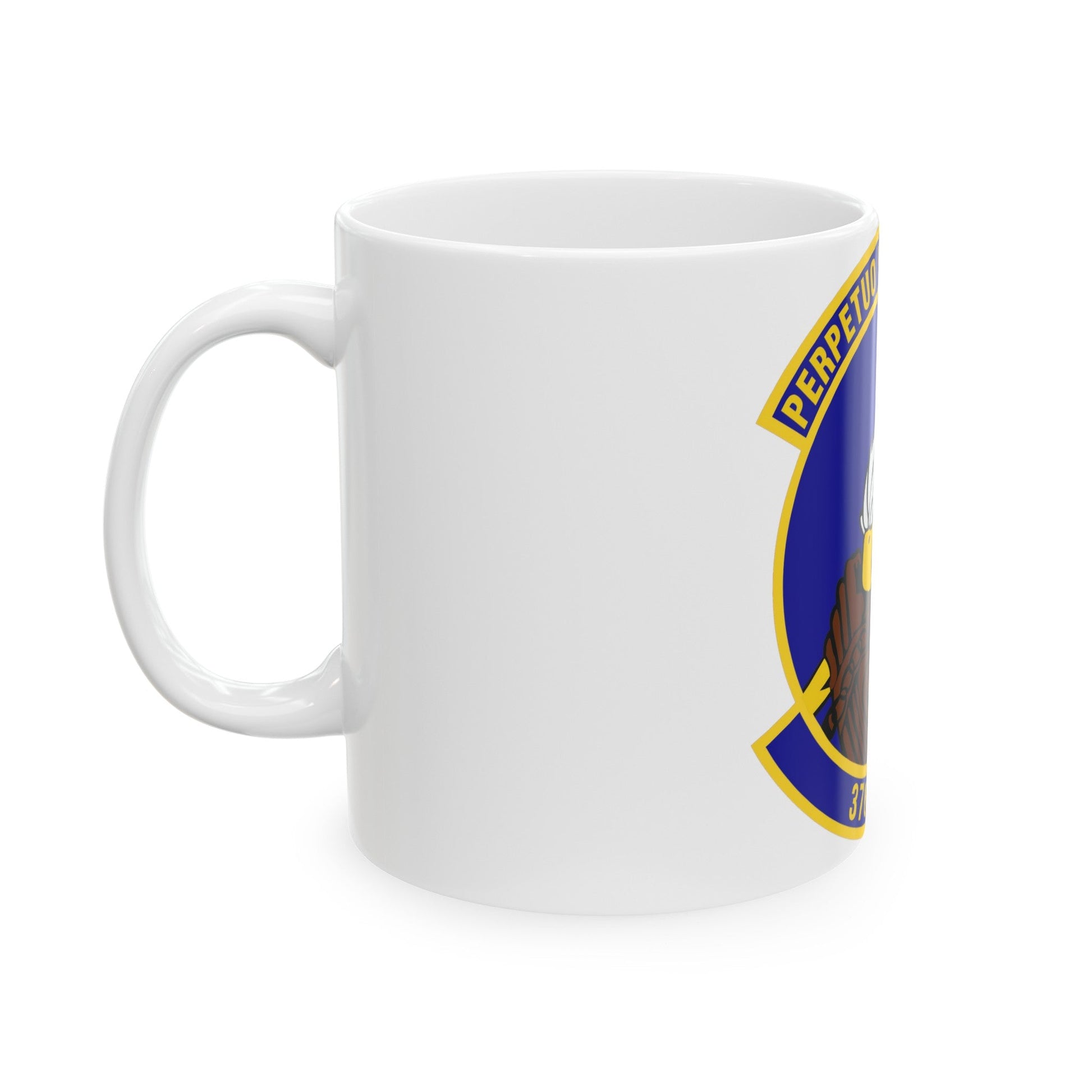 376th Expeditionary Logistics Readiness Squadron (U.S. Air Force) White Coffee Mug-The Sticker Space