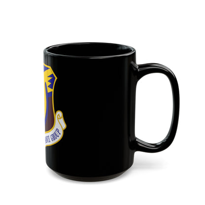 376th Expeditionary Maintenance Group (U.S. Air Force) Black Coffee Mug-The Sticker Space