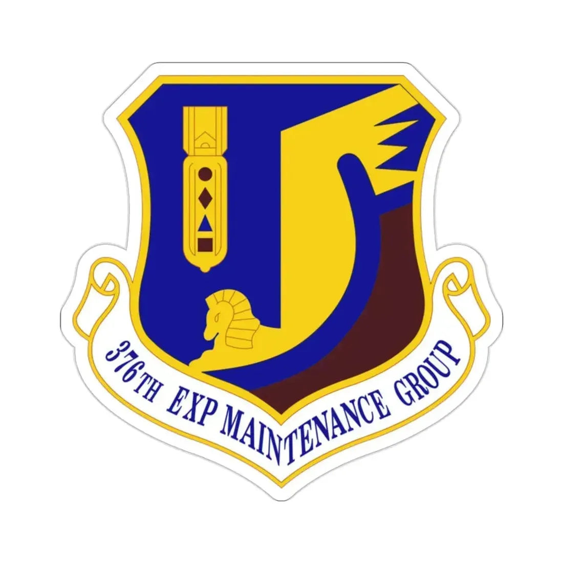 376th Expeditionary Maintenance Group (U.S. Air Force) STICKER Vinyl Die-Cut Decal 2 Inch - The Sticker Space