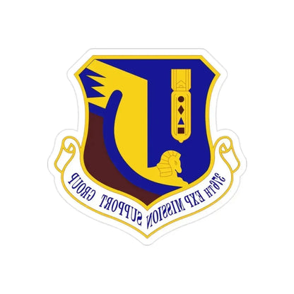 376th Expeditionary Mission Support Group (U.S. Air Force) REVERSE PRINT Transparent Die-Cut STICKER 2 Inch Die-Cut Transparent - The Sticker Space