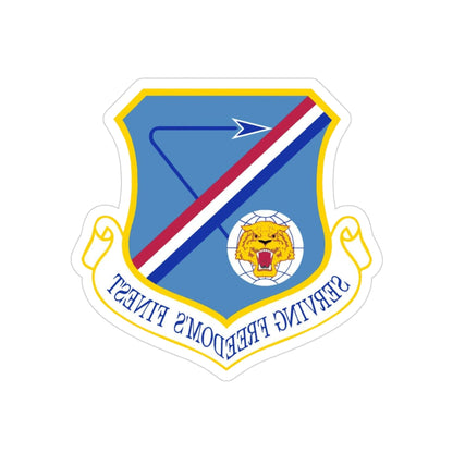 377 Air Base Wing AFMC (U.S. Air Force) REVERSE PRINT Transparent STICKER-3 Inch-The Sticker Space