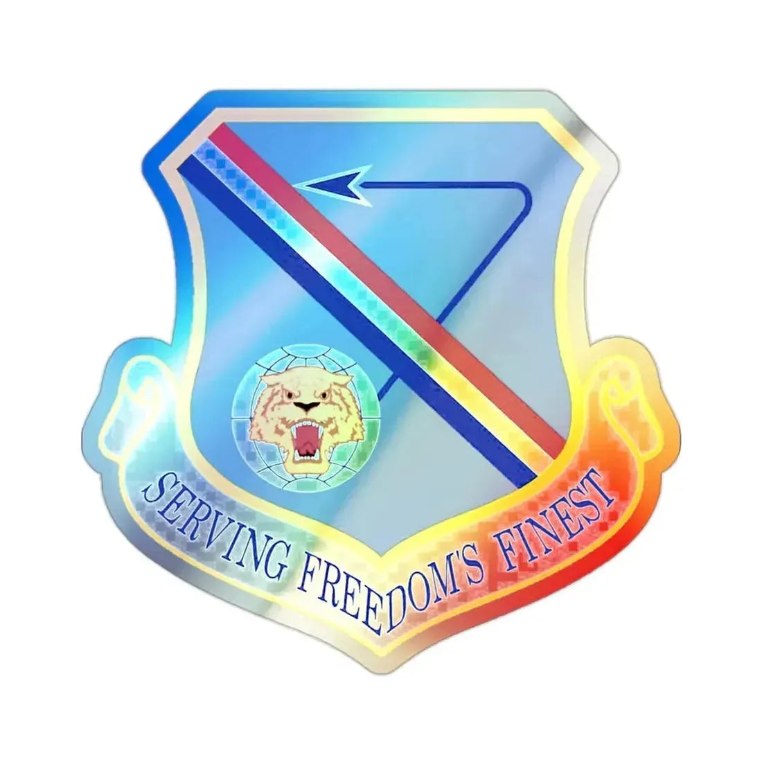 377 Air Base Wing AFMC (U.S. Air Force) Holographic STICKER Die-Cut Vinyl Decal - The Sticker Space