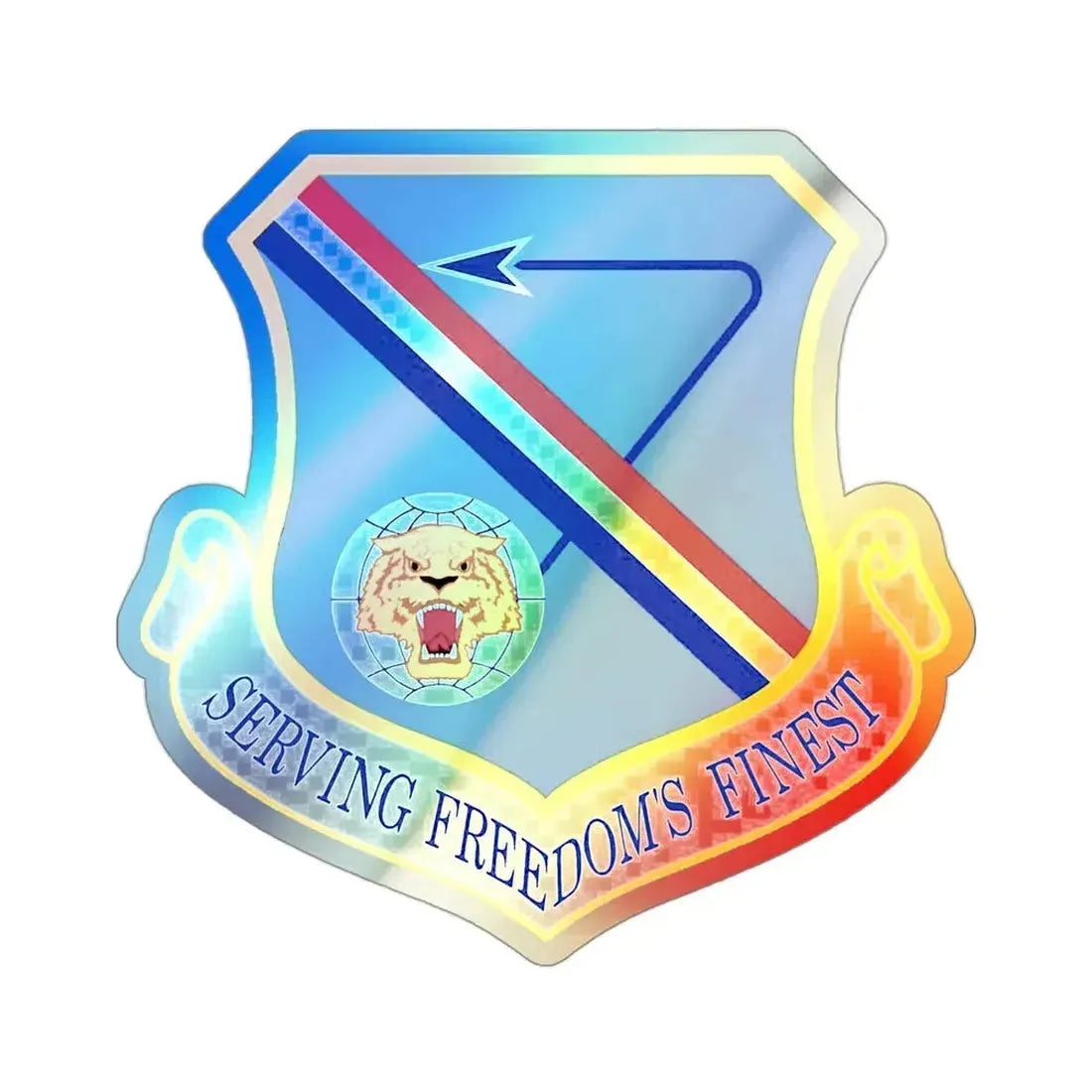 377 Air Base Wing AFMC (U.S. Air Force) Holographic STICKER Die-Cut Vinyl Decal - The Sticker Space