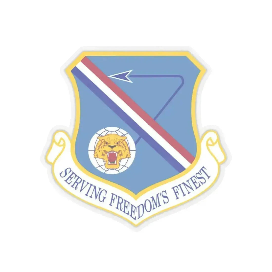 377 Air Base Wing AFMC (U.S. Air Force) STICKER Vinyl Kiss-Cut Decal 6 Inch Transparent - The Sticker Space