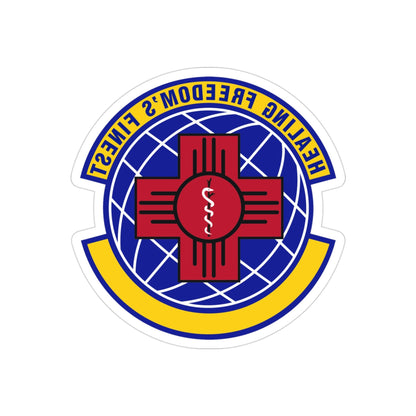 377 Healthcare Operations Squadron AFGSC (U.S. Air Force) REVERSE PRINT Transparent STICKER-3 Inch-The Sticker Space