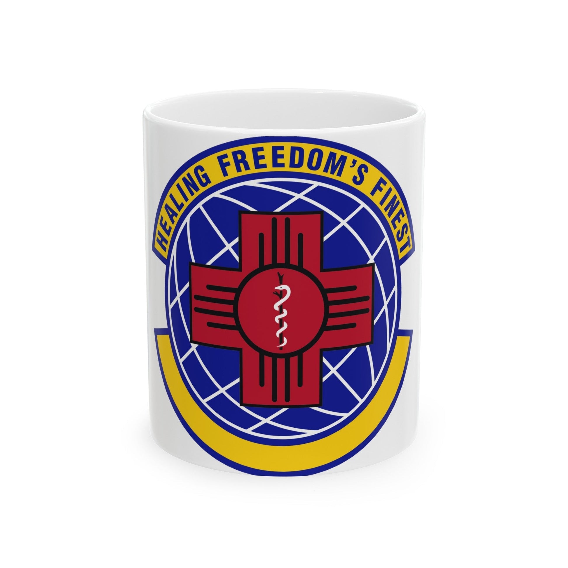 377 Healthcare Operations Squadron AFGSC (U.S. Air Force) White Coffee Mug-11oz-The Sticker Space