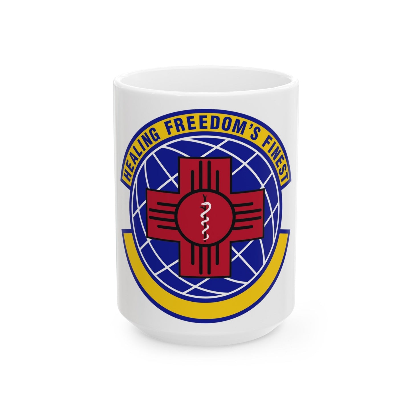 377 Healthcare Operations Squadron AFGSC (U.S. Air Force) White Coffee Mug-15oz-The Sticker Space