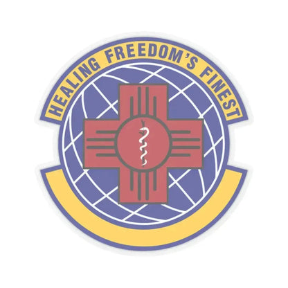 377 Healthcare Operations Squadron AFGSC (U.S. Air Force) STICKER Vinyl Kiss-Cut Decal 2 Inch Transparent - The Sticker Space