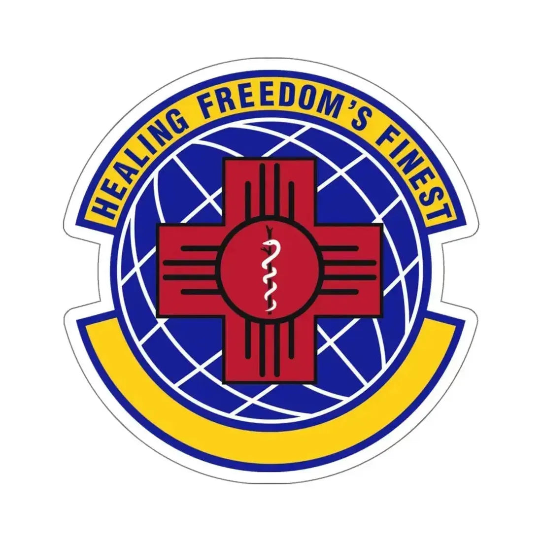 377 Healthcare Operations Squadron AFGSC (U.S. Air Force) STICKER Vinyl Kiss-Cut Decal 6 Inch White - The Sticker Space