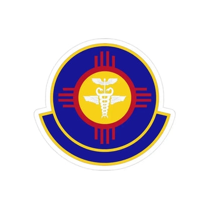 377 Operational Medical Readiness Squaron AFGSC (U.S. Air Force) REVERSE PRINT Transparent Die-Cut STICKER 2 Inch Die-Cut Transparent - The Sticker Space