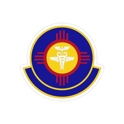 377 Operational Medical Readiness Squaron AFGSC (U.S. Air Force) REVERSE PRINT Transparent Die-Cut STICKER 3 Inch Die-Cut Transparent - The Sticker Space