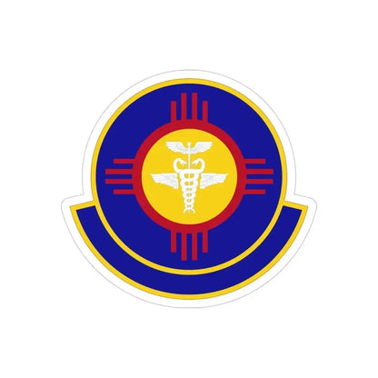 377 Operational Medical Readiness Squaron AFGSC (U.S. Air Force) REVERSE PRINT Transparent Die-Cut STICKER 4 Inch Die-Cut Transparent - The Sticker Space