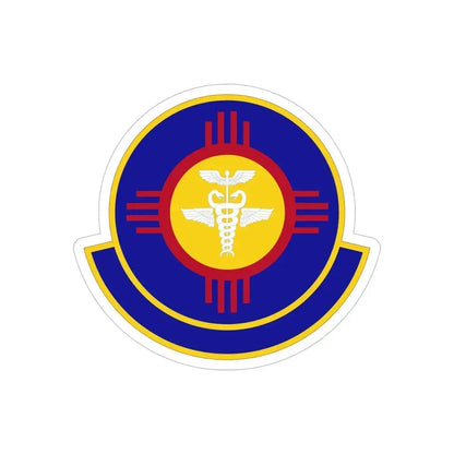 377 Operational Medical Readiness Squaron AFGSC (U.S. Air Force) REVERSE PRINT Transparent Die-Cut STICKER 5 Inch Die-Cut Transparent - The Sticker Space