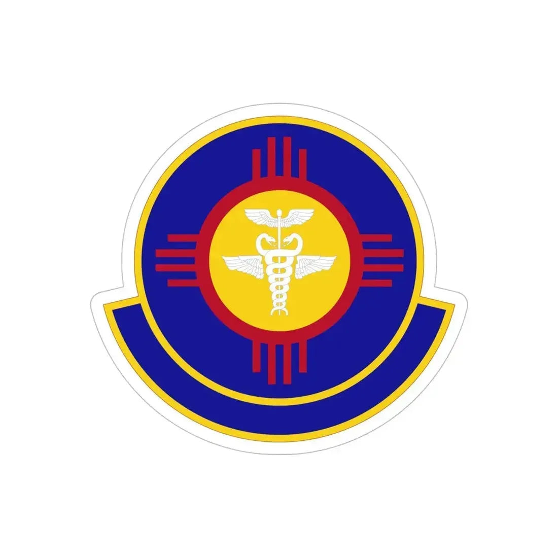 377 Operational Medical Readiness Squaron AFGSC (U.S. Air Force) REVERSE PRINT Transparent Die-Cut STICKER - The Sticker Space