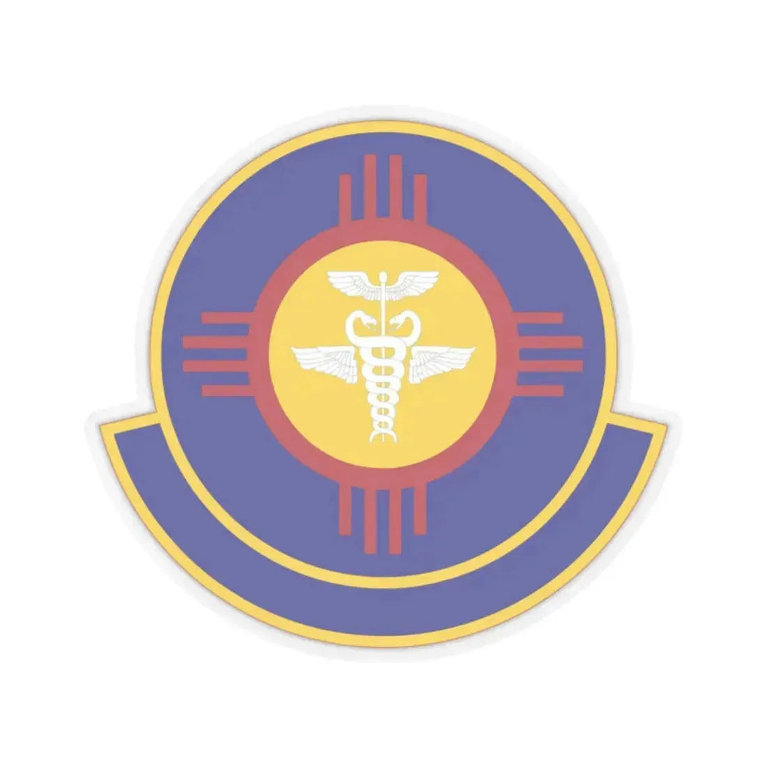 377 Operational Medical Readiness Squaron AFGSC (U.S. Air Force) STICKER Vinyl Kiss-Cut Decal 2 Inch Transparent - The Sticker Space