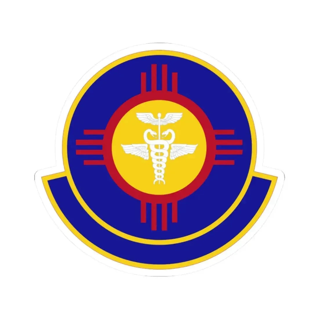 377 Operational Medical Readiness Squaron AFGSC (U.S. Air Force) STICKER Vinyl Kiss-Cut Decal 2 Inch White - The Sticker Space