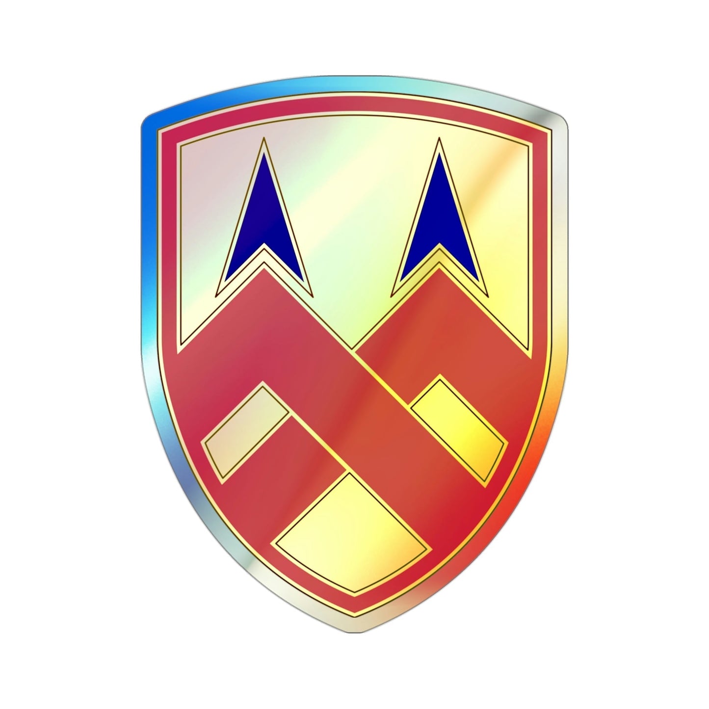 377 Sustainment Command (U.S. Army) Holographic STICKER Die-Cut Vinyl Decal-3 Inch-The Sticker Space