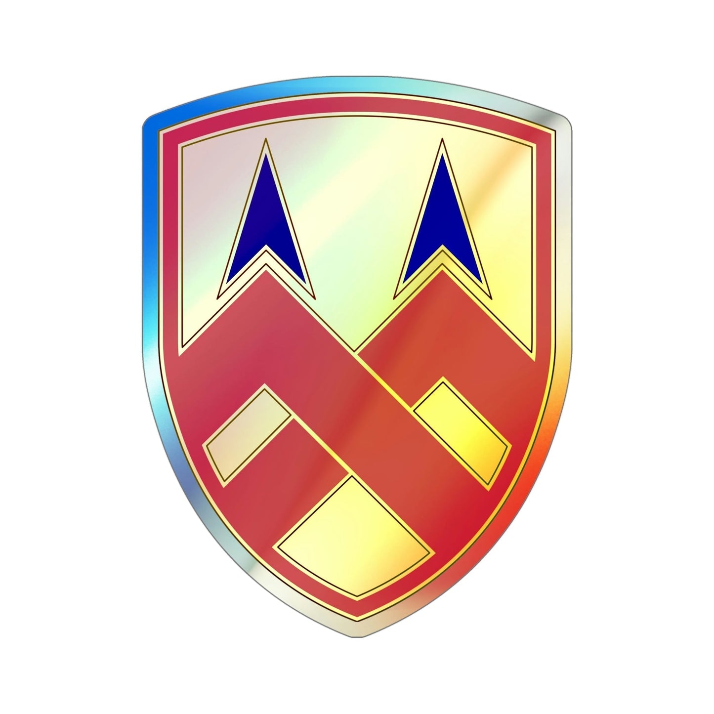 377 Sustainment Command (U.S. Army) Holographic STICKER Die-Cut Vinyl Decal-5 Inch-The Sticker Space