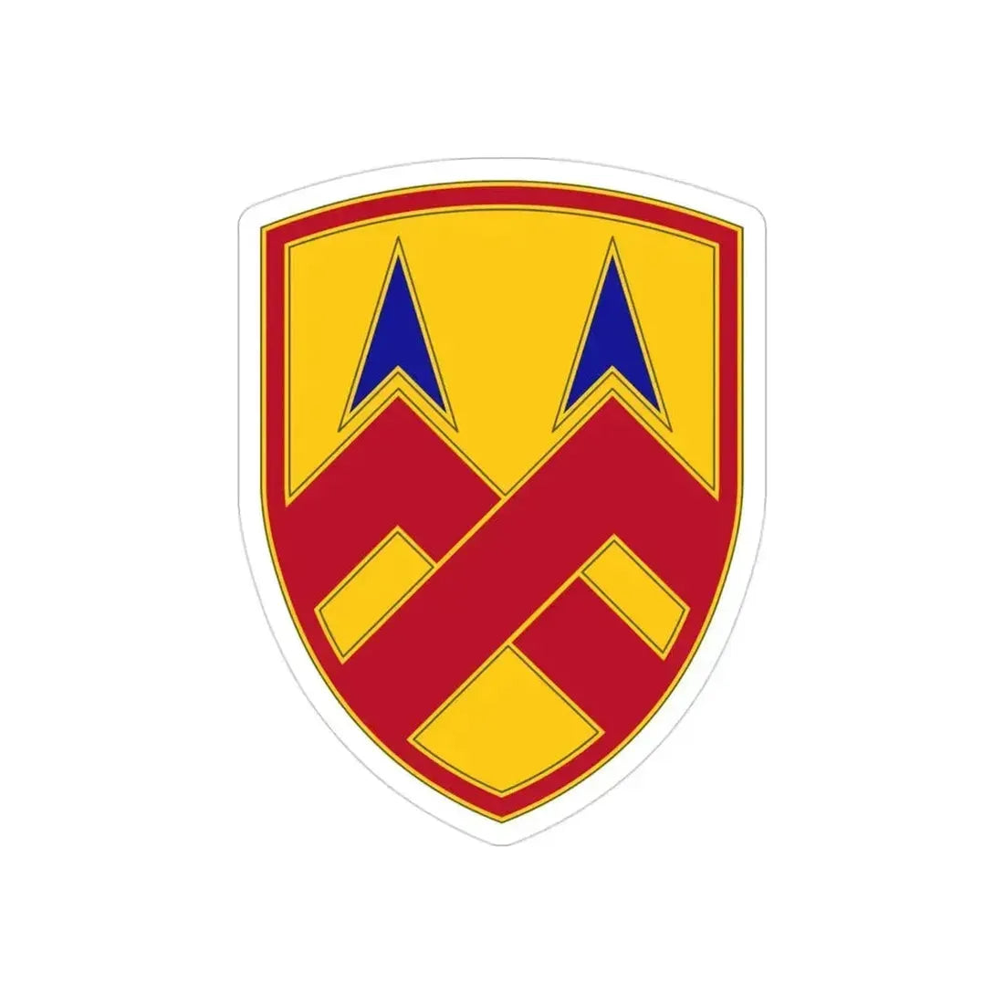377 Sustainment Command (U.S. Army) REVERSE PRINT Transparent Die-Cut STICKER 3 Inch Die-Cut Transparent - The Sticker Space