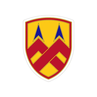 377 Sustainment Command (U.S. Army) REVERSE PRINT Transparent Die-Cut STICKER 6 Inch Die-Cut Transparent - The Sticker Space