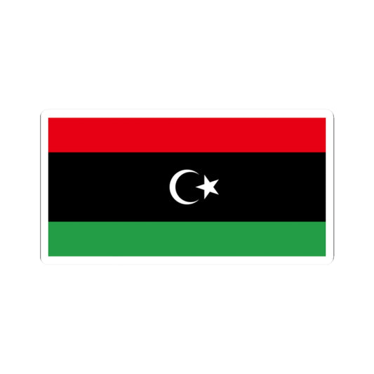 Flag of Libya (Libya) STICKER Vinyl Kiss-Cut Decal