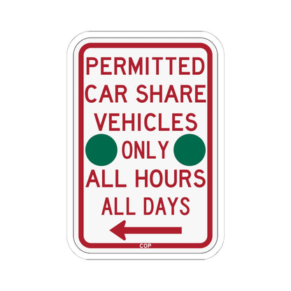 PBOT Road sign P4500L-G (Oregon) (Road Sign) STICKER Vinyl Kiss-Cut Decal