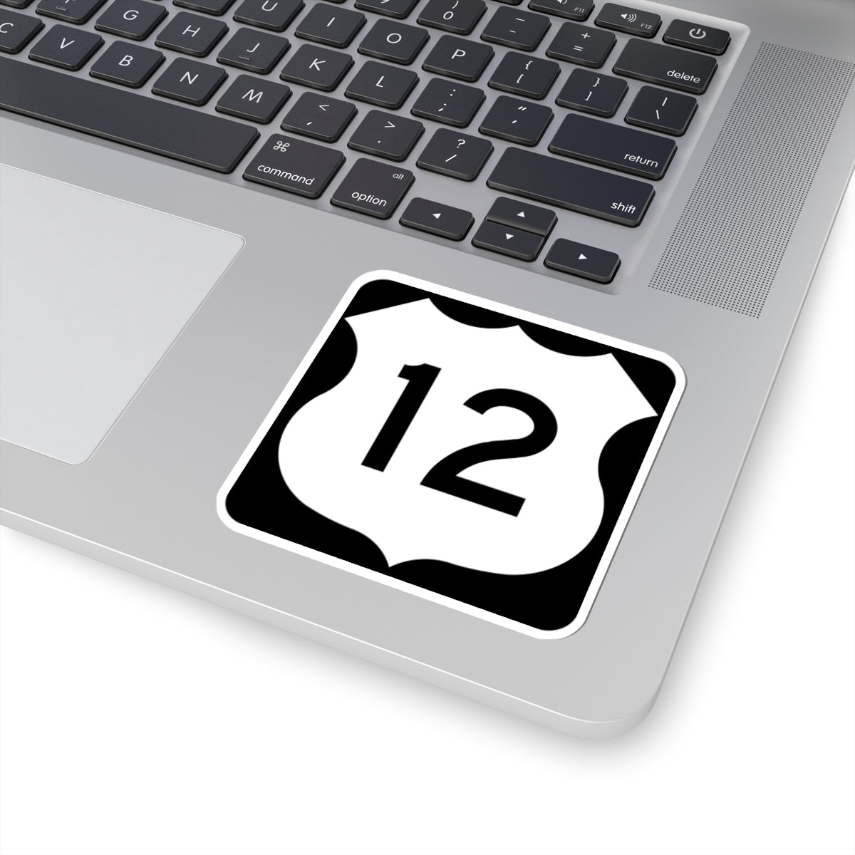 US 12 MN 1961 (Minnesota) (Road Sign) STICKER Vinyl Kiss-Cut Decal